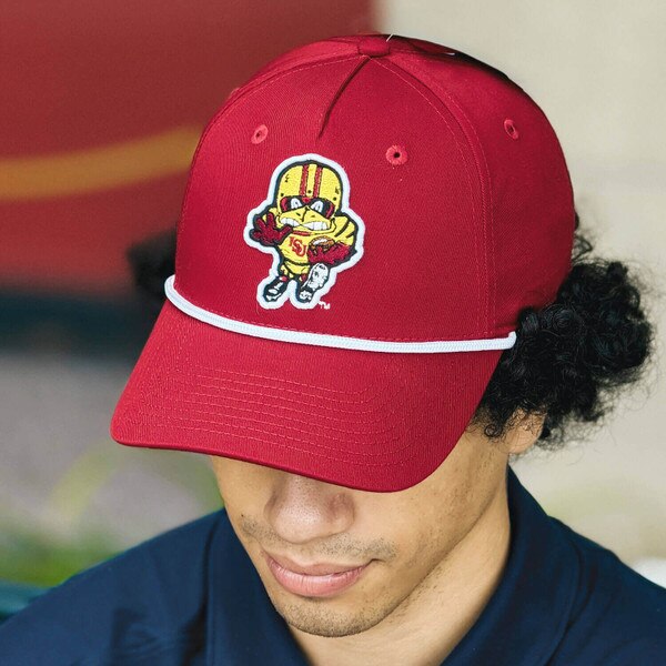 Champion Football Cy Cardinal Adjustable Rope Cap front